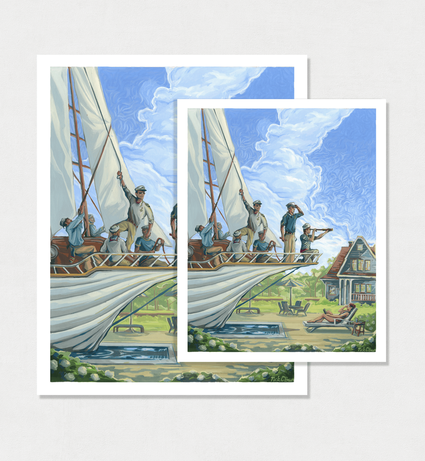 'Land Ho' Limited Print