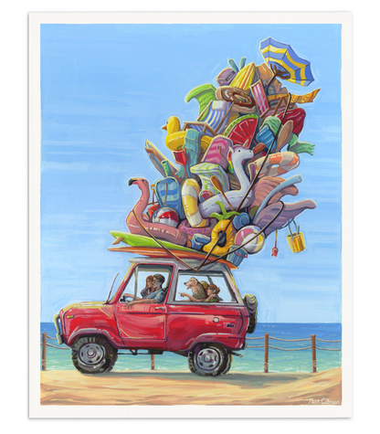 'Beach Day' Limited Print