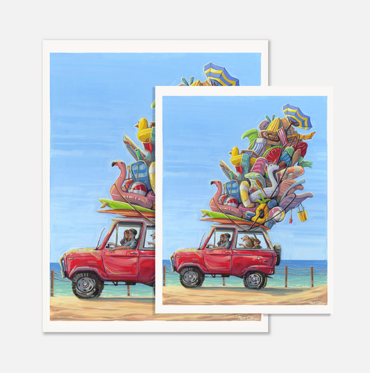 'Beach Day' Limited Print