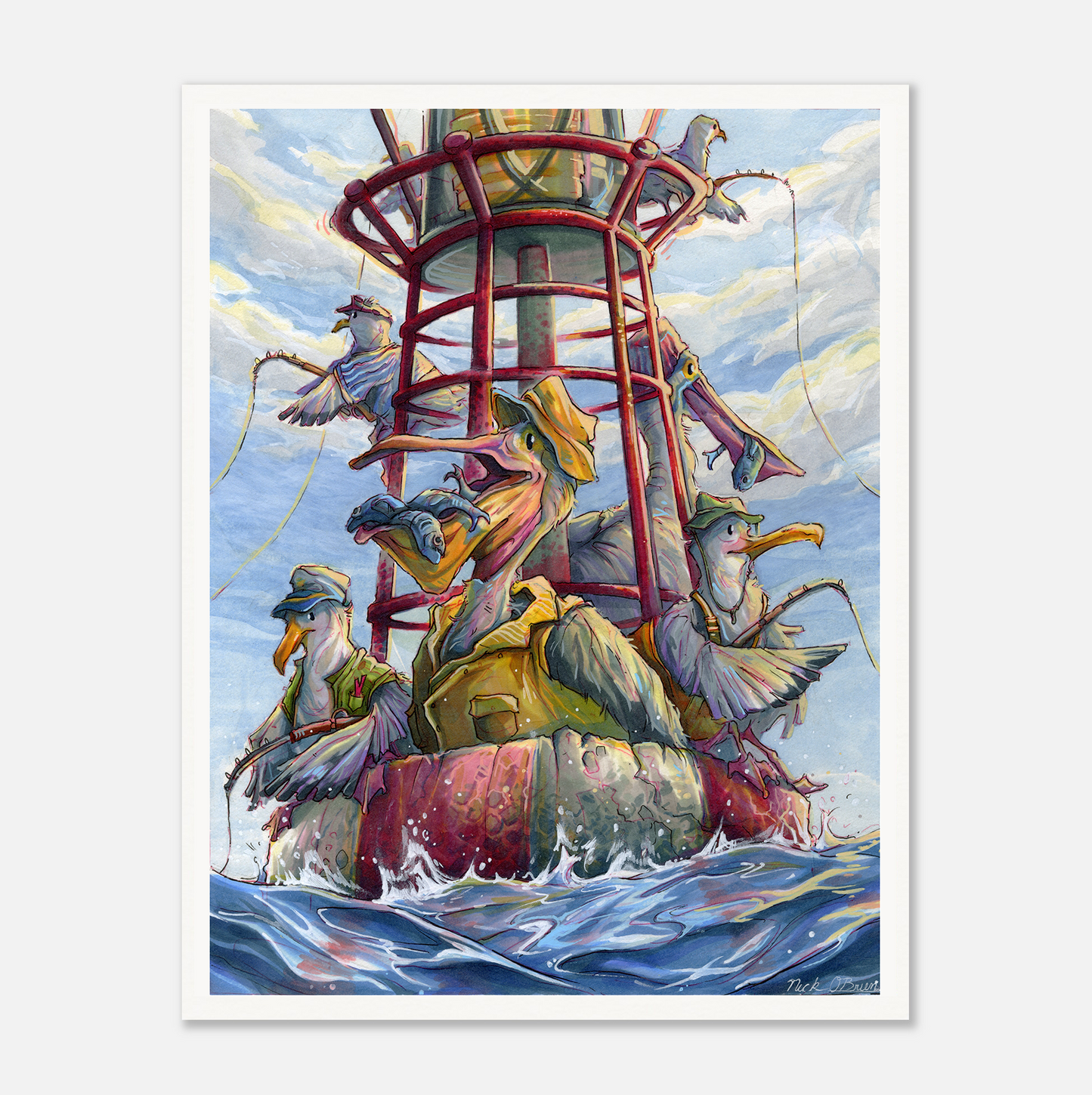 'Morning Catch' Limited Print