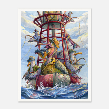 'Morning Catch' Limited Print