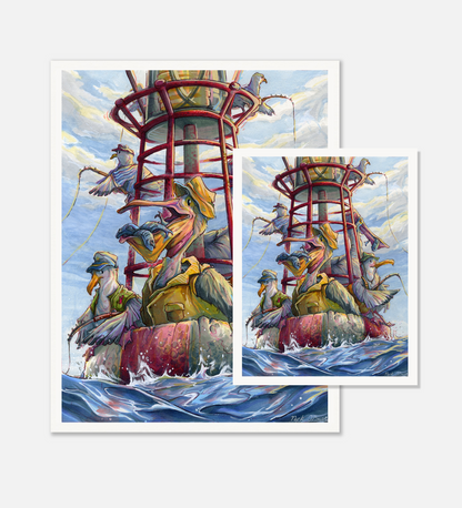 'Morning Catch' Limited Print