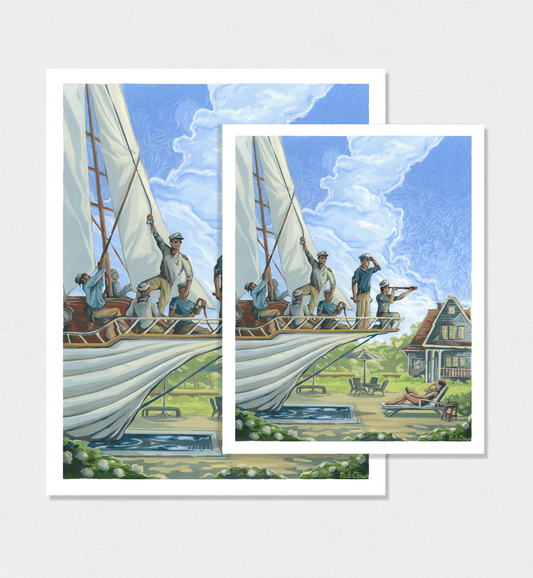 'Land Ho' Limited Print